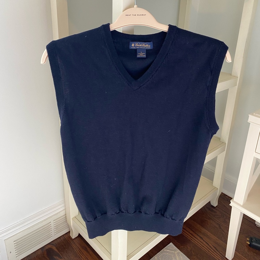 Brooks Brothers 100% Merino Wool Vest